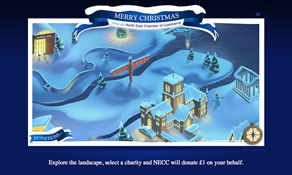 flash project: NECC Christmas ecard
